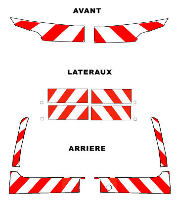 055855 kit predecoupe citroen berlingo I phase 2 orafol nikkalite balisage 2 portes vitrées