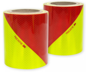 4083-33 3m film rétroréfléchissant chevron jaune rouge classe b TPESC B 07192 microprisme