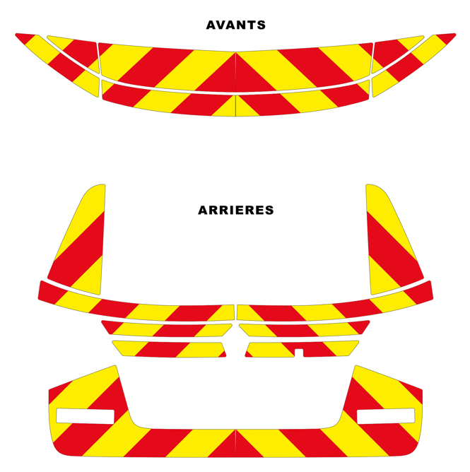 0700351 kit prédécoupé suzuki vitara IV phase 4 orafol nikkalite balisage