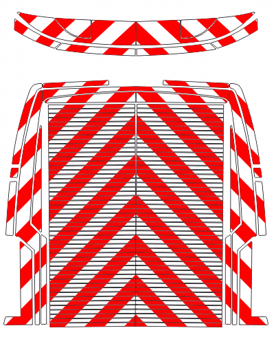 0600470 kit predecoupe renault master IV phase 1 orafol nikkalite balisage 2024 rideau mcd