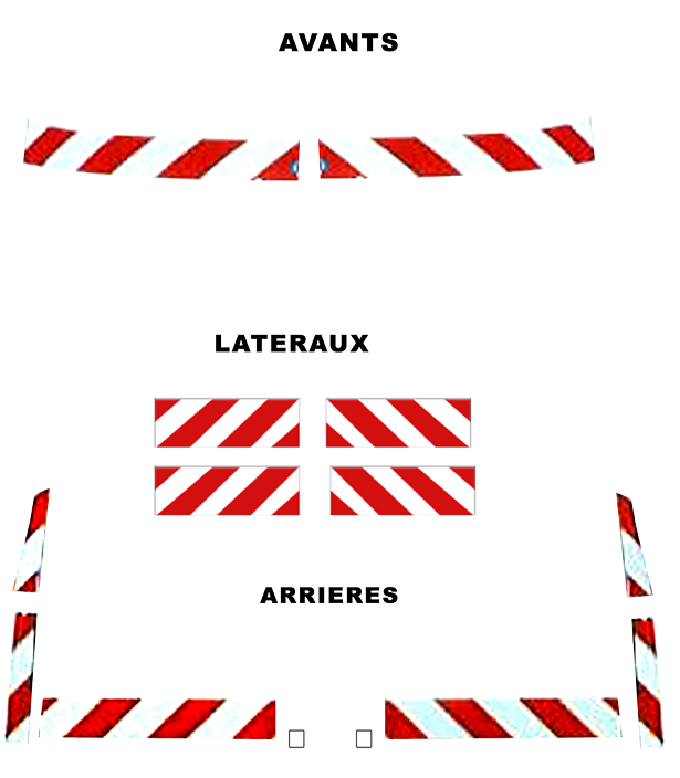 0112131 kit predecoupe mercedes sprinter phase 1 orafol nikkalite balisage 1995 2000