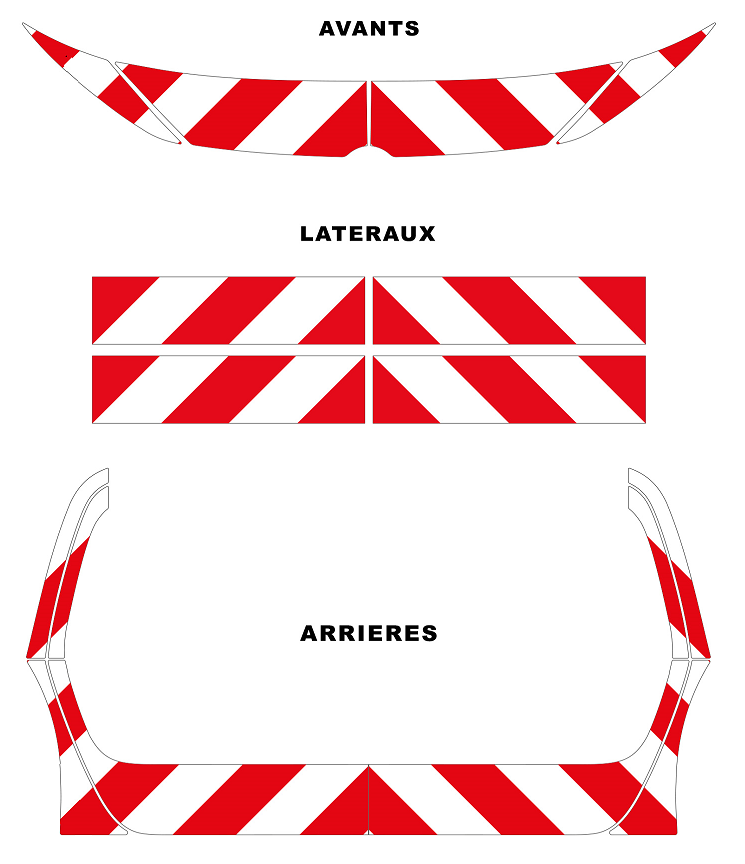 0600375 kit predecoupe citroen berlingo III phase 2 orafol nikkalite balisage hayon