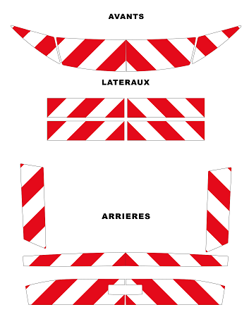 0600462 kit predecoupe peugeot 3008 III phase 1 orafol nikkalite balisage