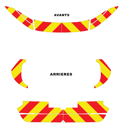 0700249 kit predecoupe dacia sandero III phase 2 orafol nikkalite balisage