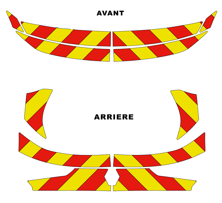 0700480 kit predecoupe renault austral phase 2 orafol nikkalite balisage 2025