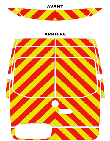 0700131 kit predecoupe mercedes sprinter III phase 1 orafol nikkalite balisage 2018