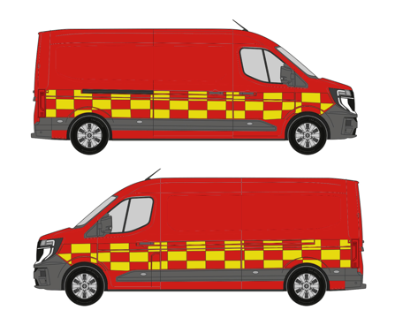 0700510 kit predecoupe renault master IV phase 1 orafol nikkalite balisage 2024